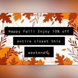 Fall Weekend Sale